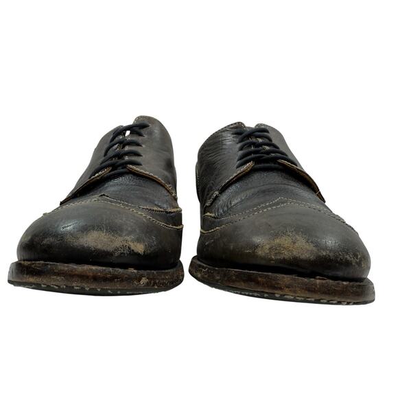 Bed Stu Men's Basalt Derby Wingtip Gray Brown Leather Mens Size 11 - Picture 4 of 12